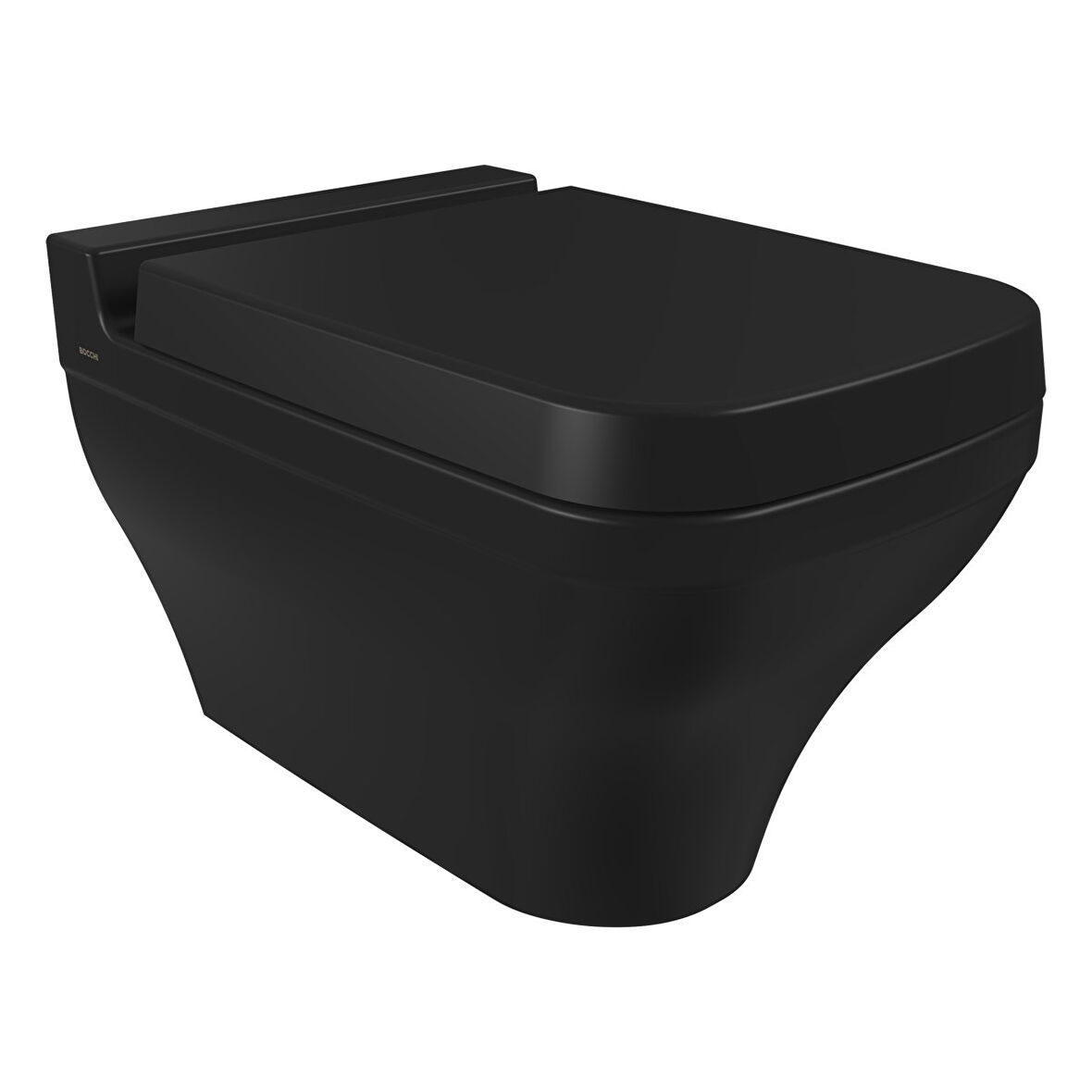 Bocchi  Scala Asma Klozet, Yavaş Kapanan Kapak 1080-004-0128 Mat Siyah