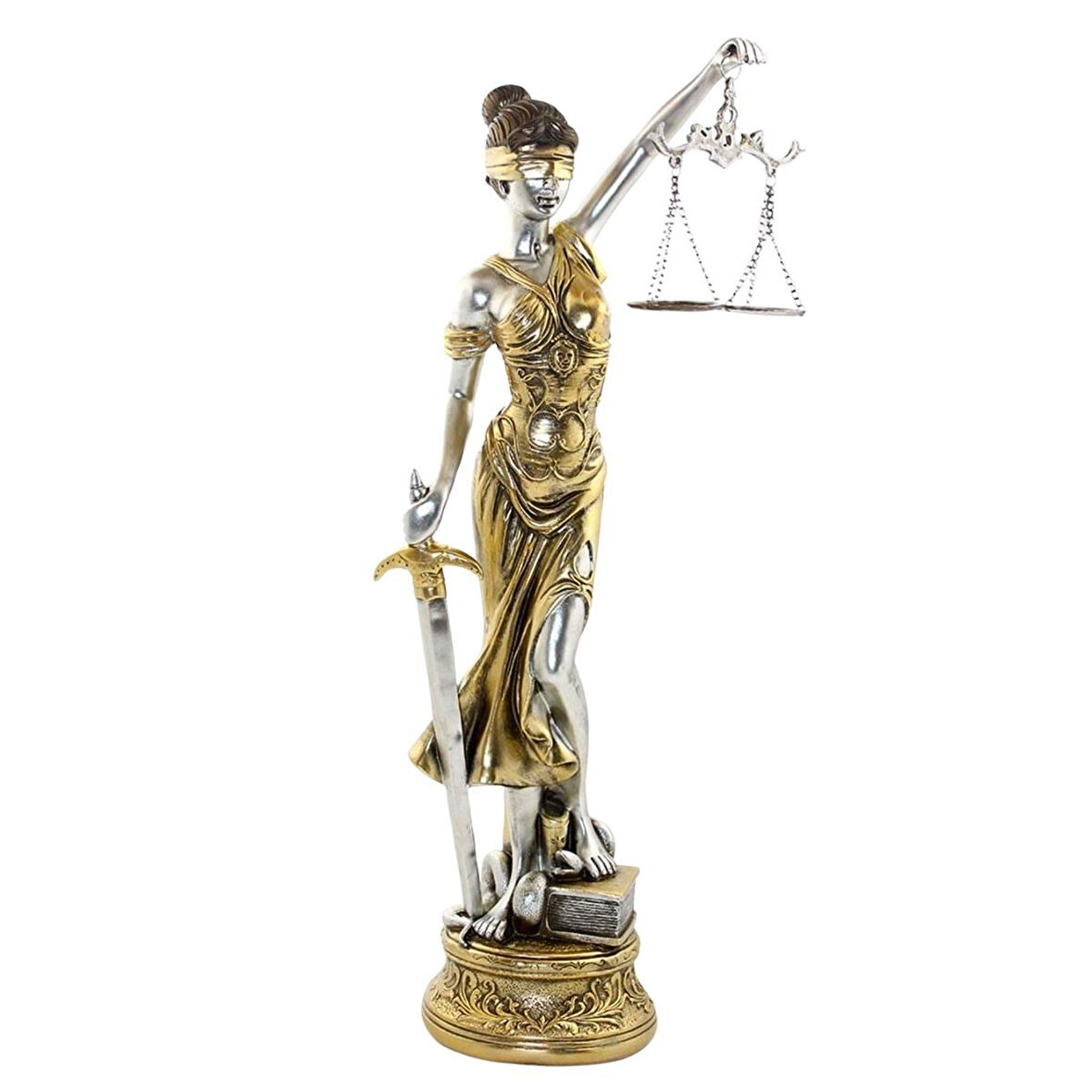 Themis Adalet Terazisi Heykeli Büyük 55cm