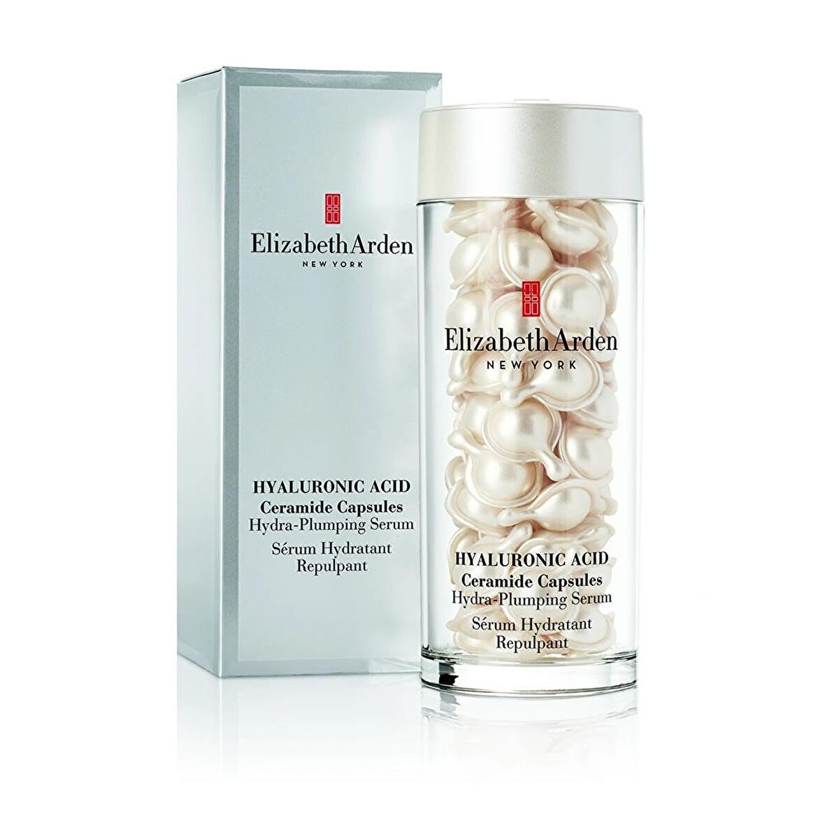 Elizabeth Arden Hyaluronic Acid Tüm Cilt Tipleri İçin Su Bazlı Yağsız Nemlendirici Yüz Bakım Serumu 60 Adet