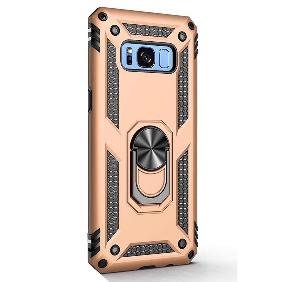 Gpack Samsung Galaxy S8 Kılıf Vega Standlı Yüzüklü Mıknatıslı