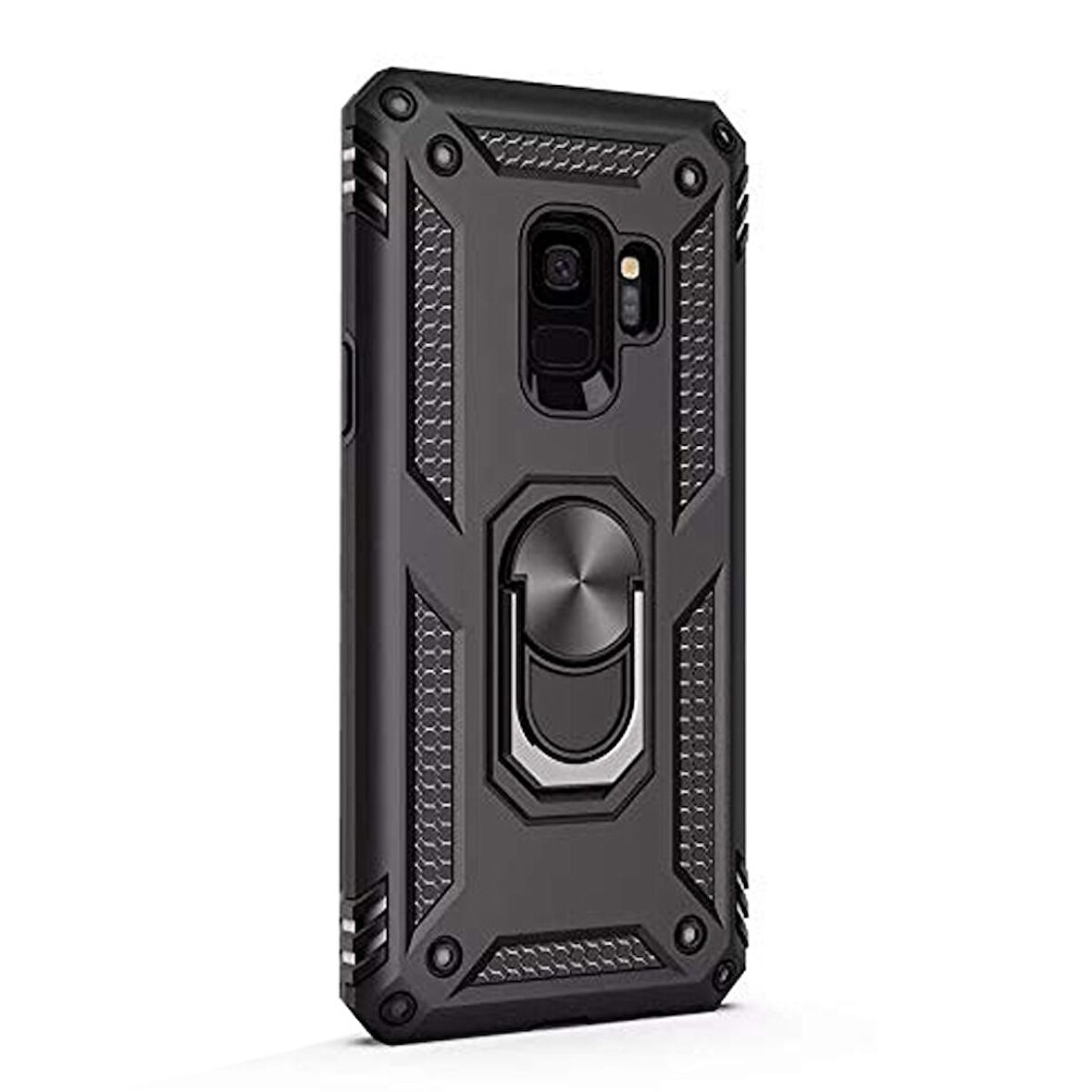 Gpack Samsung Galaxy S9 Plus Kılıf Vega Standlı Yüzüklü Mıknatıslı