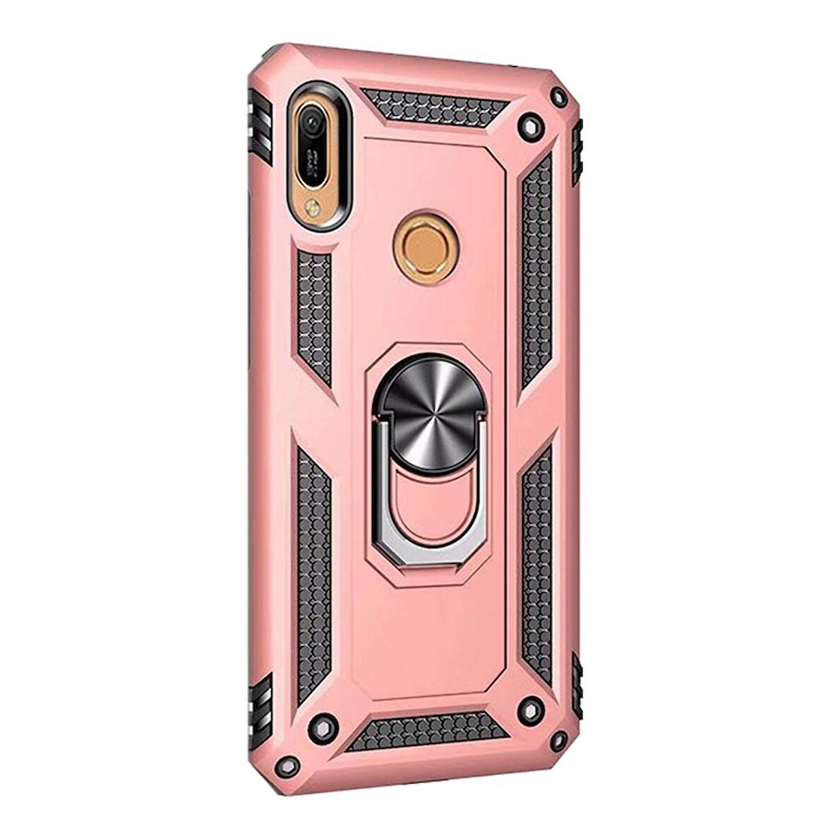 Gpack Huawei Honor 8a Kılıf Vega Standlı Yüzüklü Mıknatıslı
