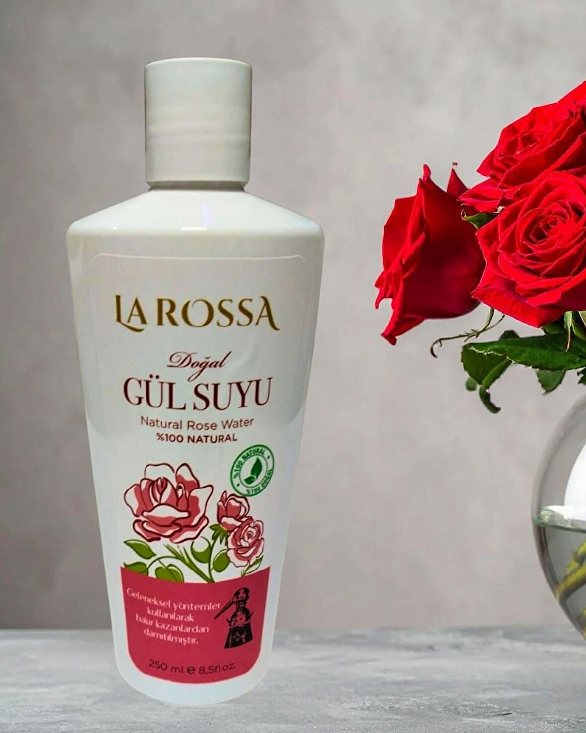 La Rossa %100 DOĞAL GÜL SUYU 250 ML