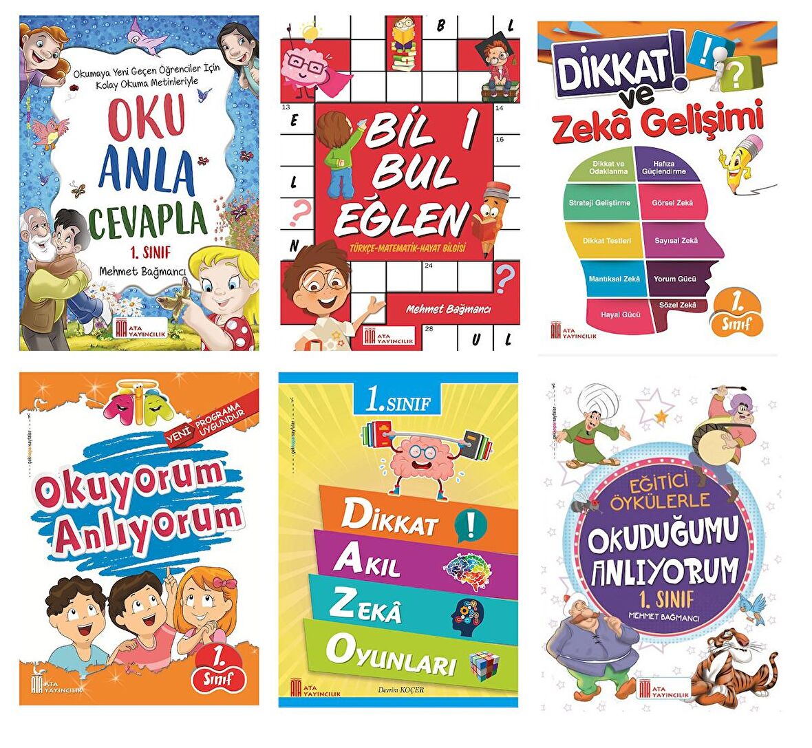 Ata 1.Sınıf Eğitim Seti (6 Kitap)