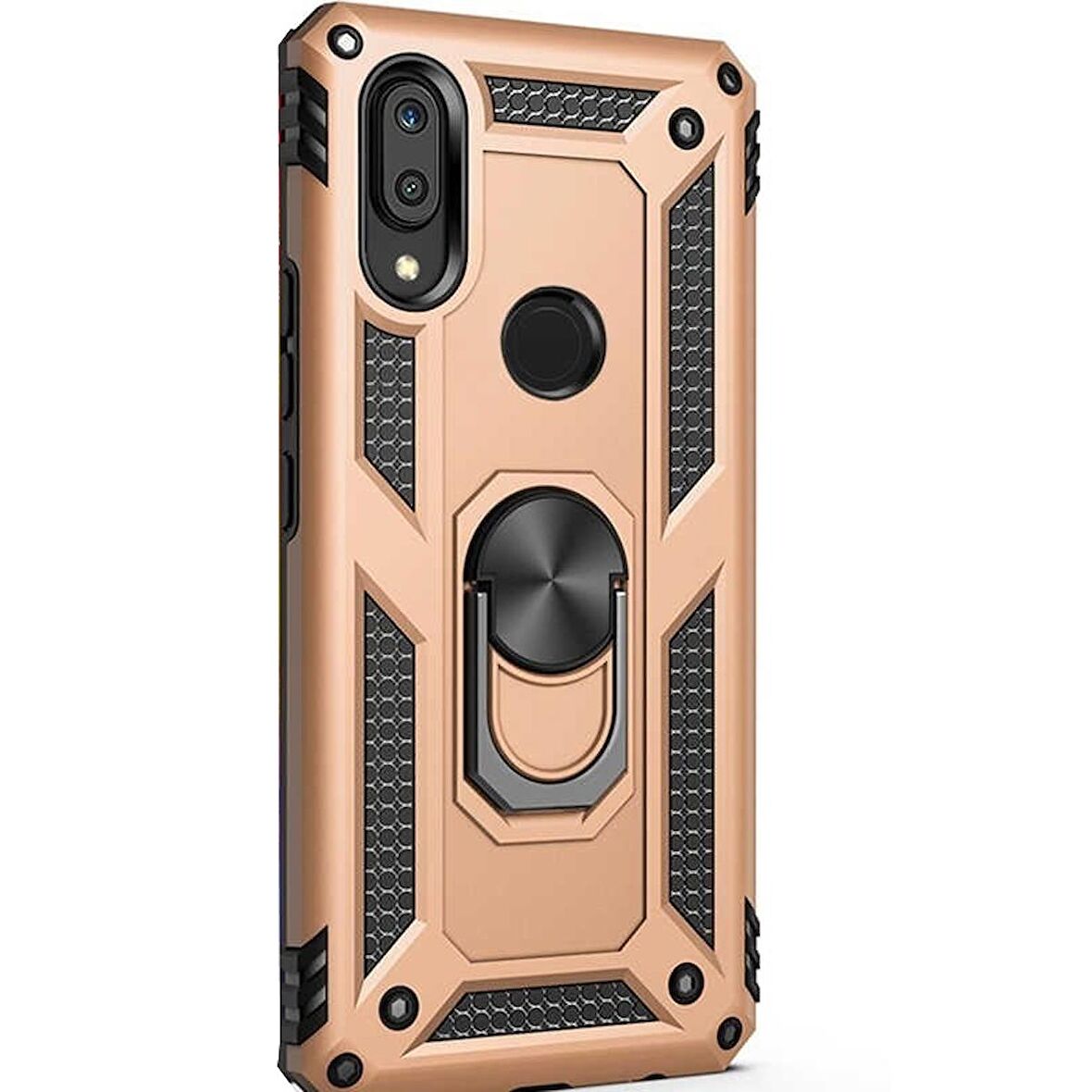 Gpack Xiaomi Redmi 7 Kılıf Vega Standlı Yüzüklü Mıknatıslı