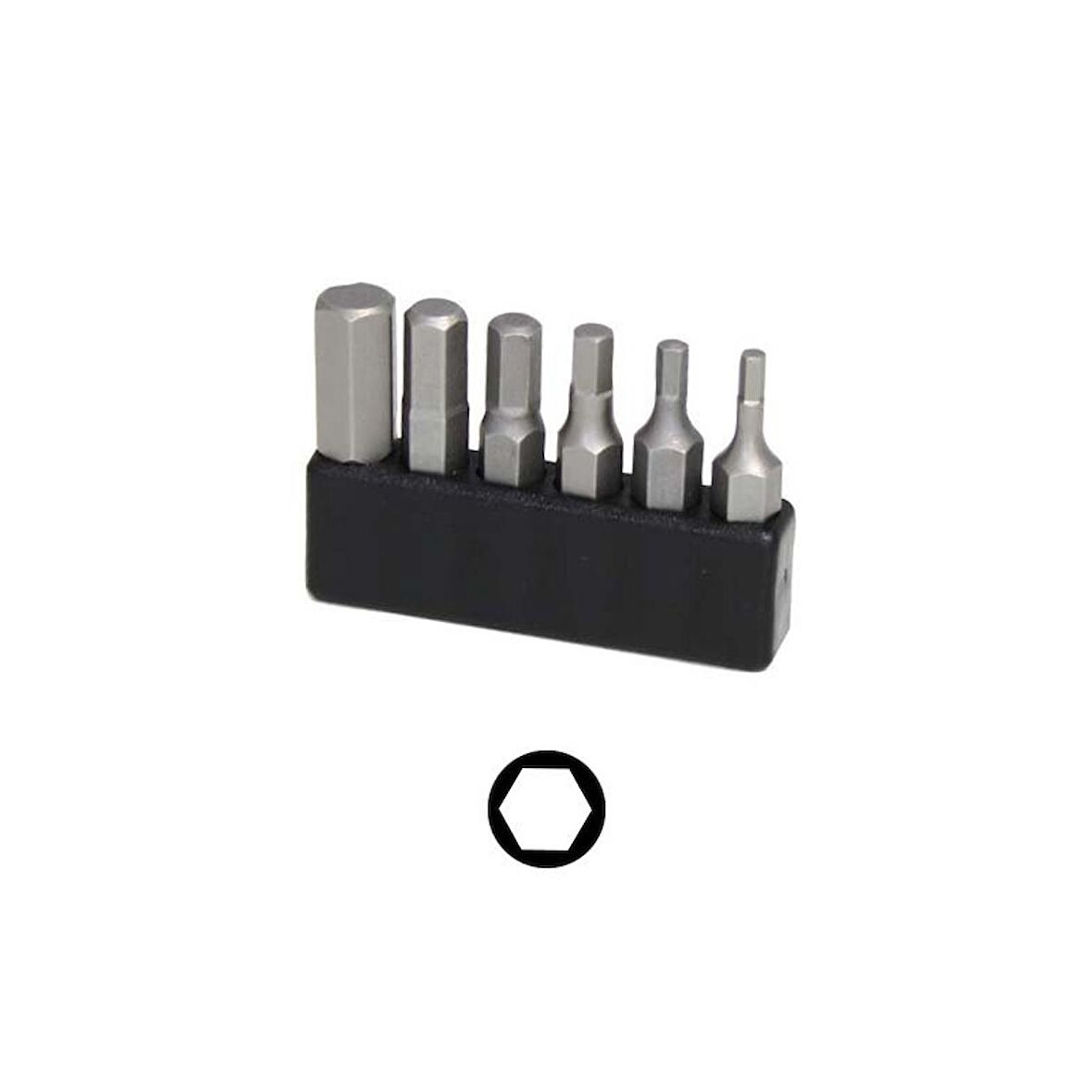 Narex 857600 1/4'' 30 mm Allen Bits Uç Seti 6 Parça