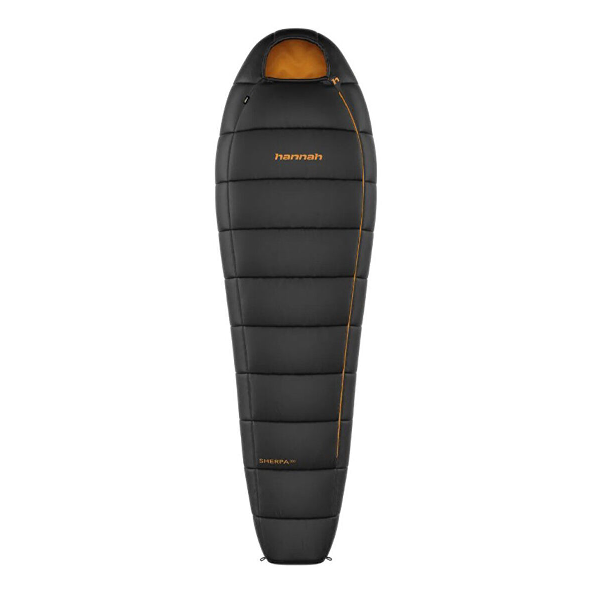 Hannah Sherpa 300 Uyku Tulumu - Sağ Jet Black-İnca Gold-190P