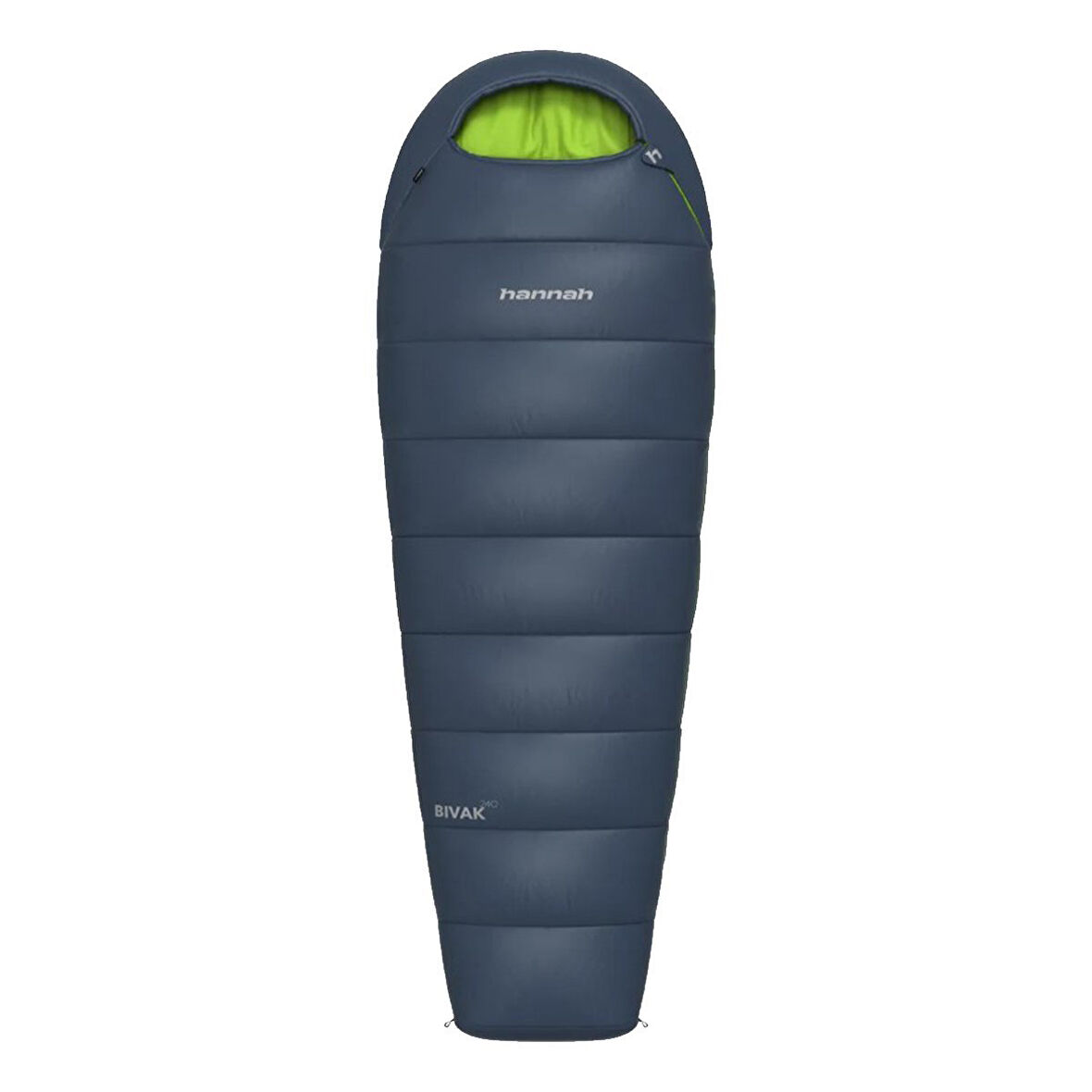 Hannah Bivak 240 Uyku Tulumu - Sağ Midnight Navy-Lime-190P