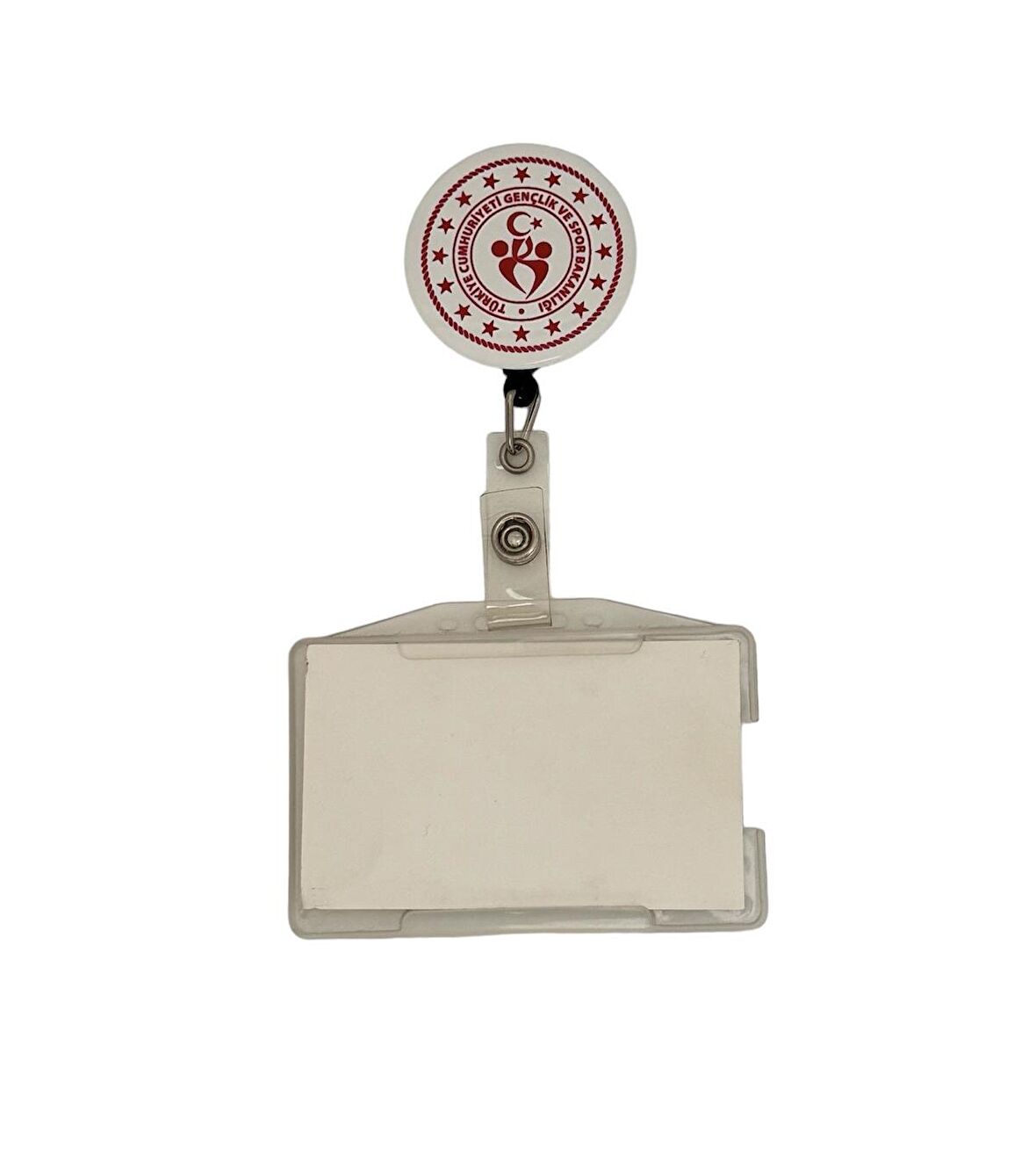 Gençlik Ve Spor Bakanlığı Logo Temalı Metal Yoyo Kartlık Yoyo Yaka Kartlığı