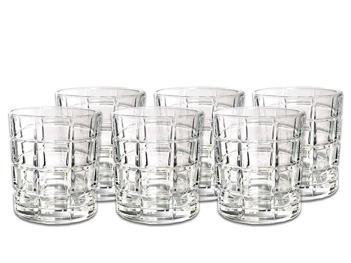 Bohemia Kristal Scale Orbit Viski Bardak 320 ml 6 Parça  