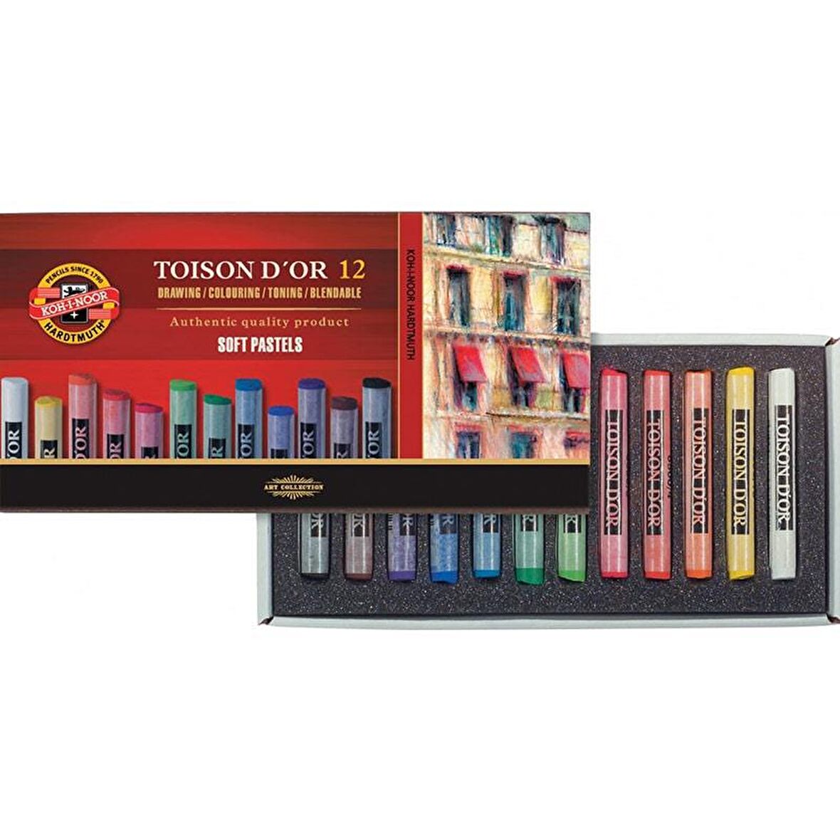 Koh-i-Noor Toison Dor Soft Pastel Boya 12li (8512)