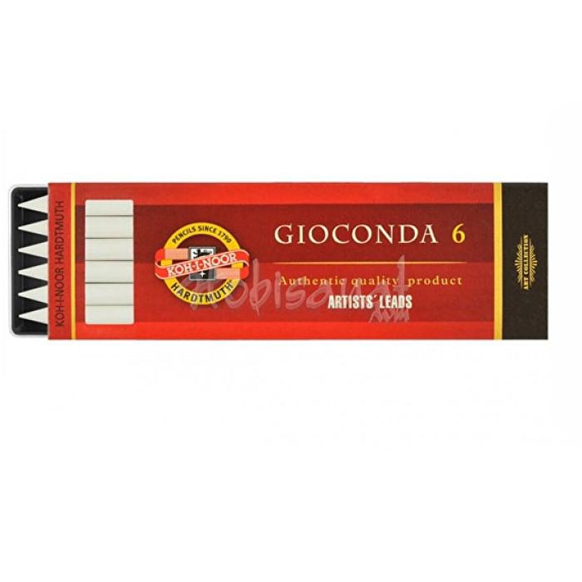 Koh-i-Noor Gioconda Grafit Uç 5.6 x 120mm 6lı 4371 White