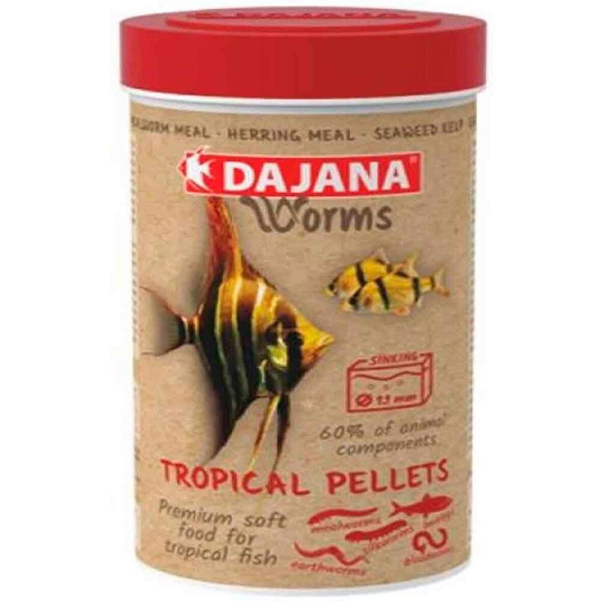 Dajana Worms Tropical Pellets Soft 100 ml