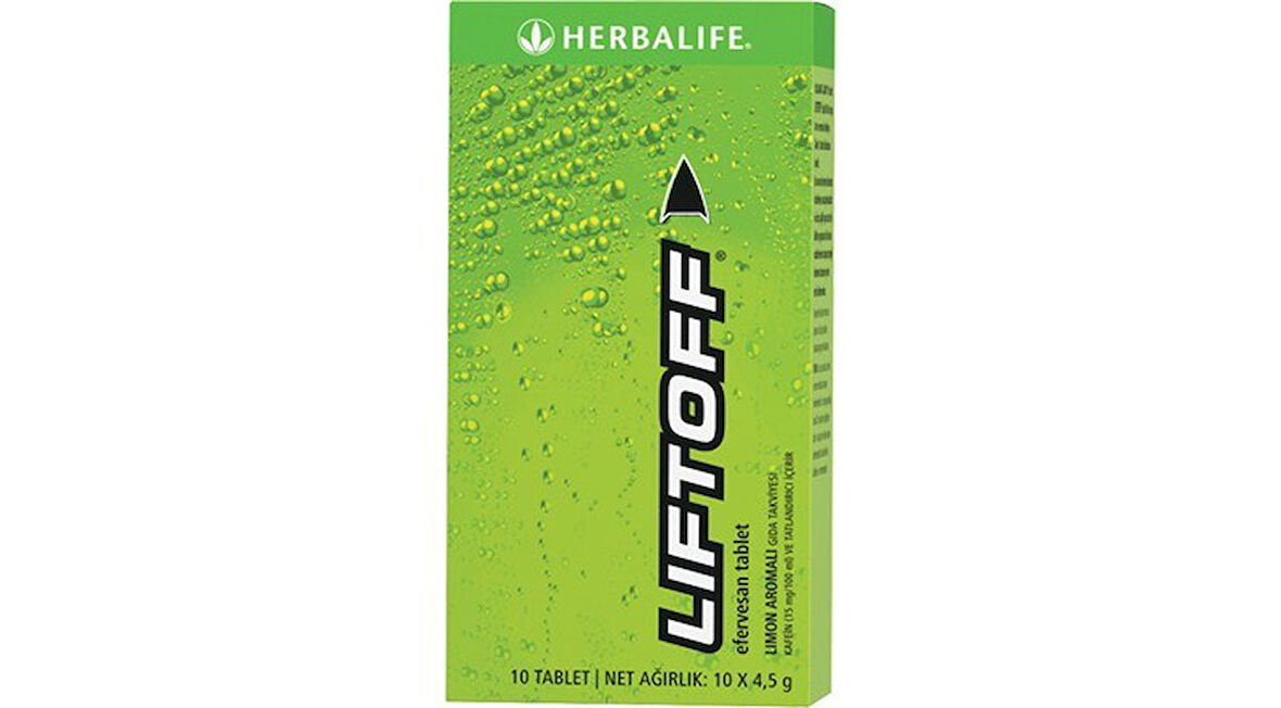 HERBALİFE LİFTOFF® EFERVESAN IÇECEK LİMON AROMALI