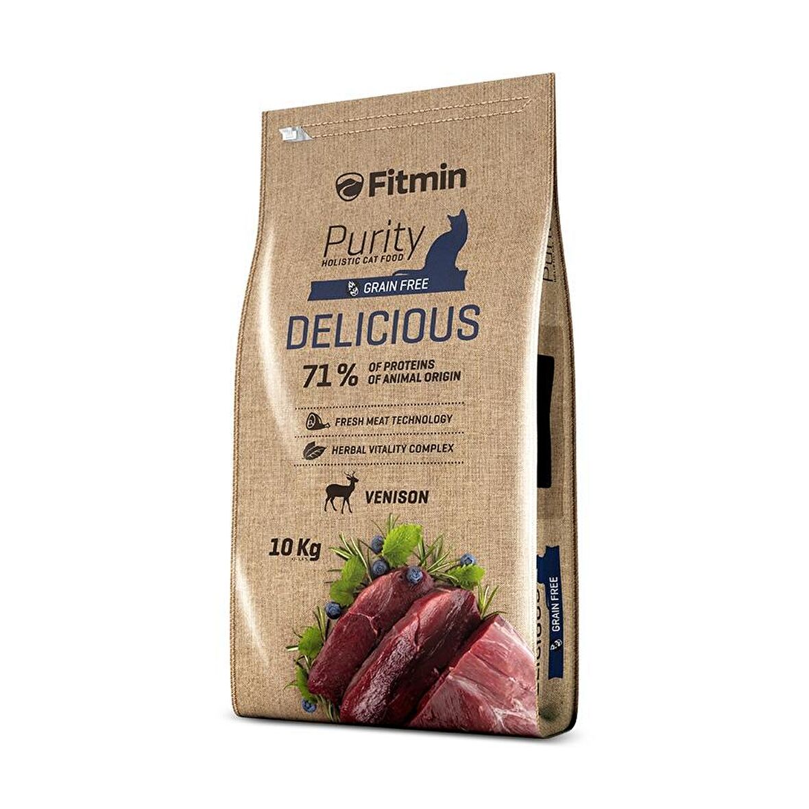 Fitmin Purity Delicious Taze Av Hayvanlı Tahılsız Yetişkin Kedi Maması 10 Kg