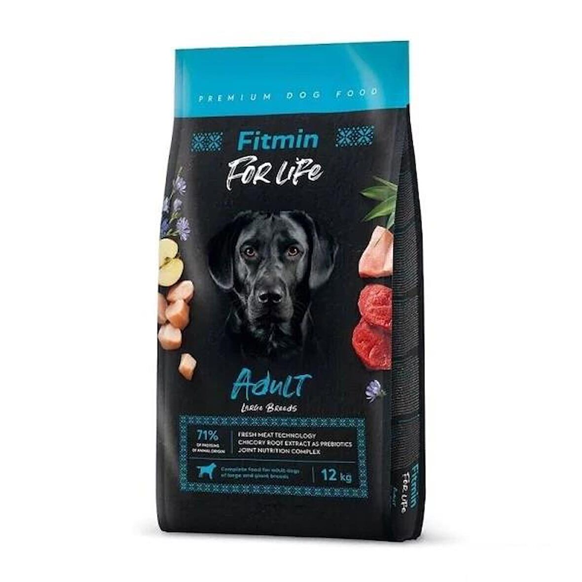 Fitmin Forlife Büyük Irklar İçin Kümes Hayvanlı Yetişkin Köpek Maması 12 Kg