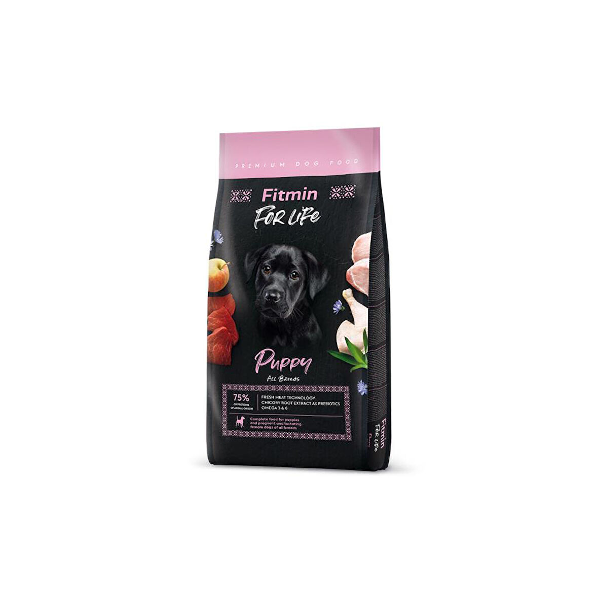 Fitmin For Life Puppy Tüm Irklar için Kümes Hayvanlı Yavru ve Hamile Köpek Maması 2,5 Kg