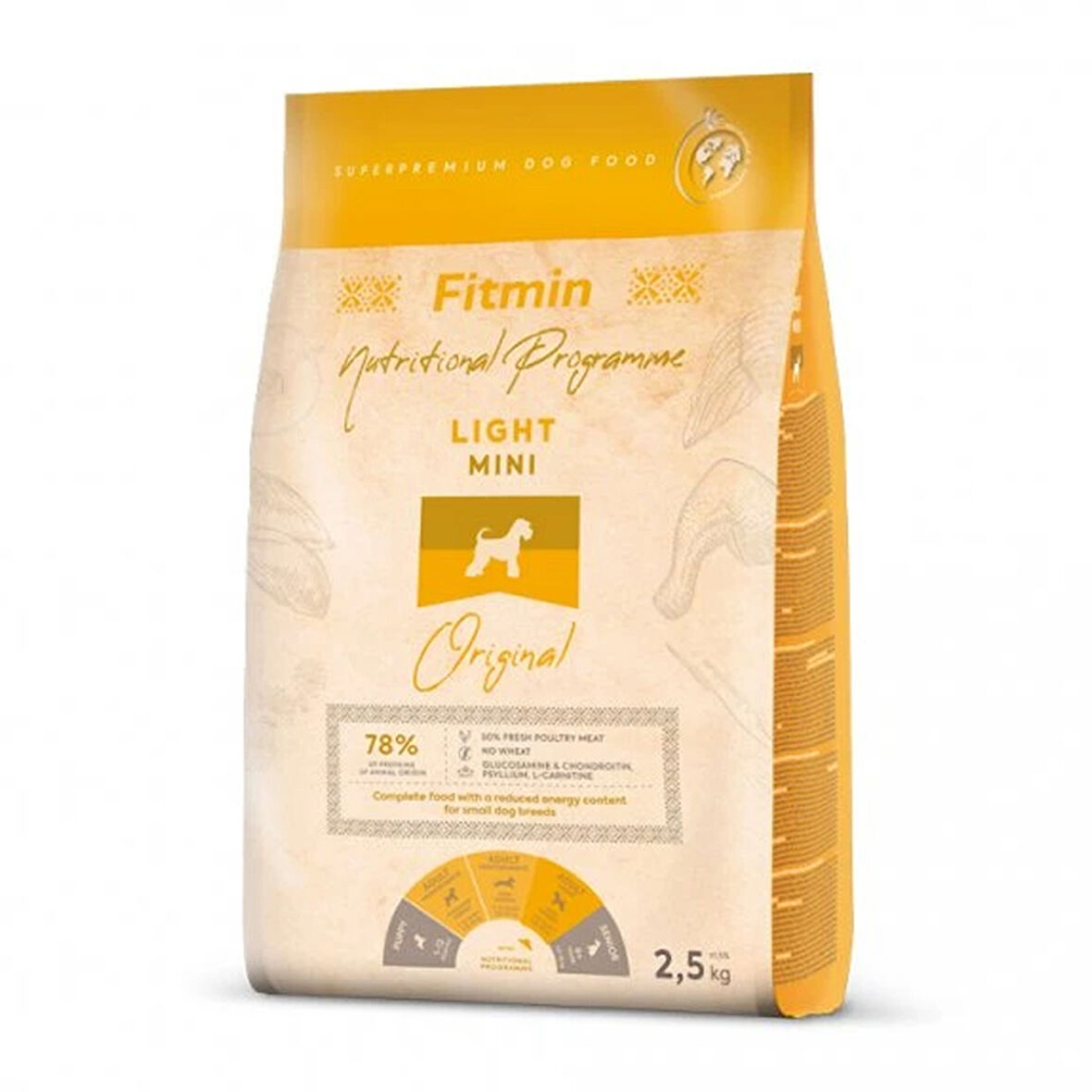 Fitmin Mini Light Taze Tavuk Etli Ufak Irk Light Köpek Maması 2,5 Kg
