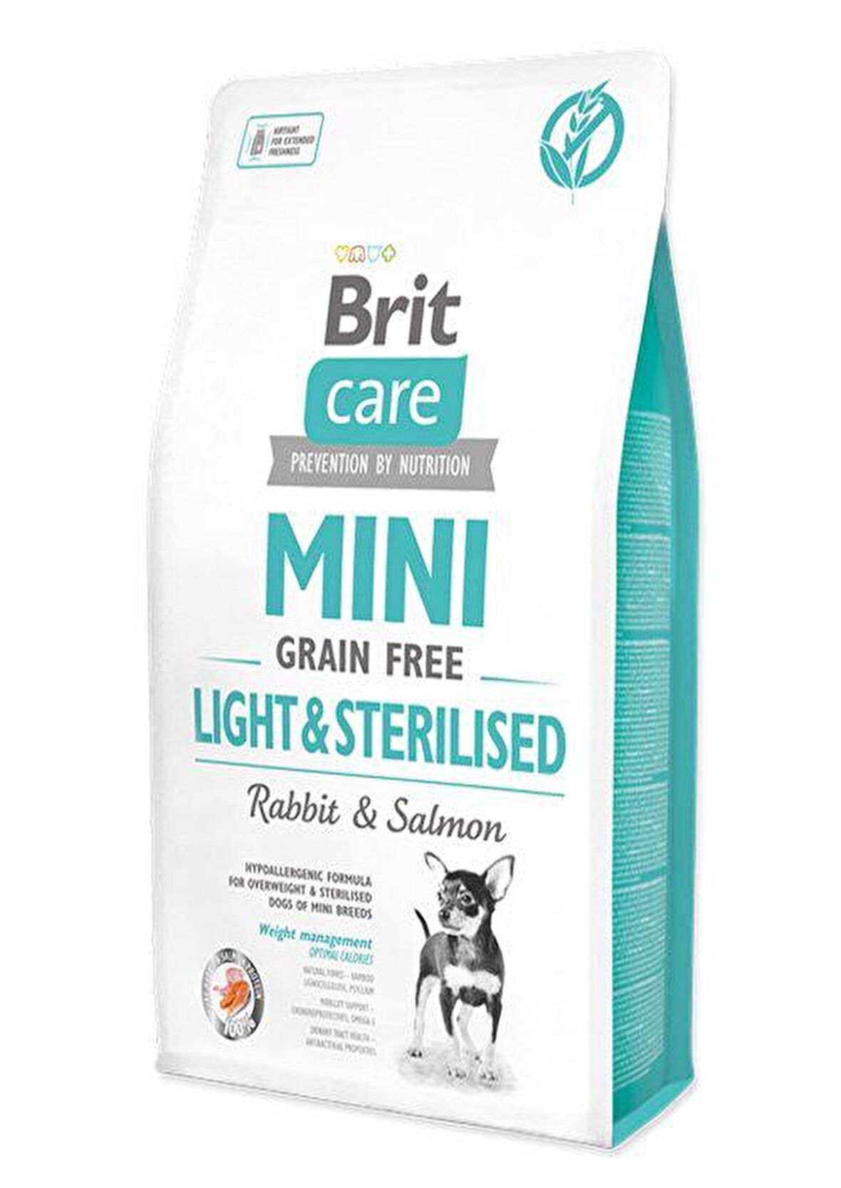 Brit Care Tavşan Etli Küçük Irk Kısırlaştırılmış Kuru Köpek Maması 2 kg