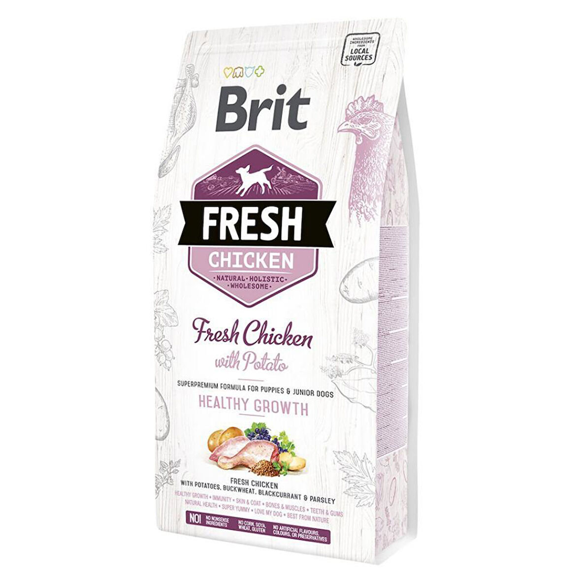 Brit Fresh Puppy Tavuk ve Patatesli Yavru Köpek Maması 12 Kg