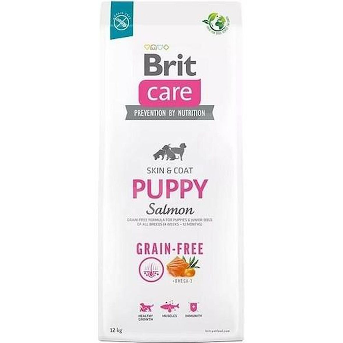 Brit Care Tüm Irklar için Somonlu ve Patatesli Tahılsız Yavru Köpek Maması 12 Kg