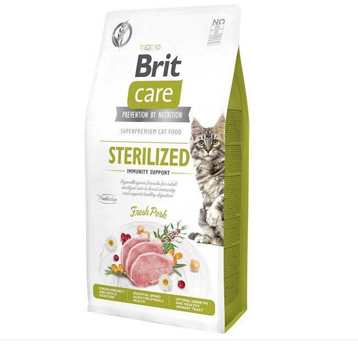 Brit Care Immunity Support Domuz Etli Kısırlaştırılmış Kedi Maması 7 Kg