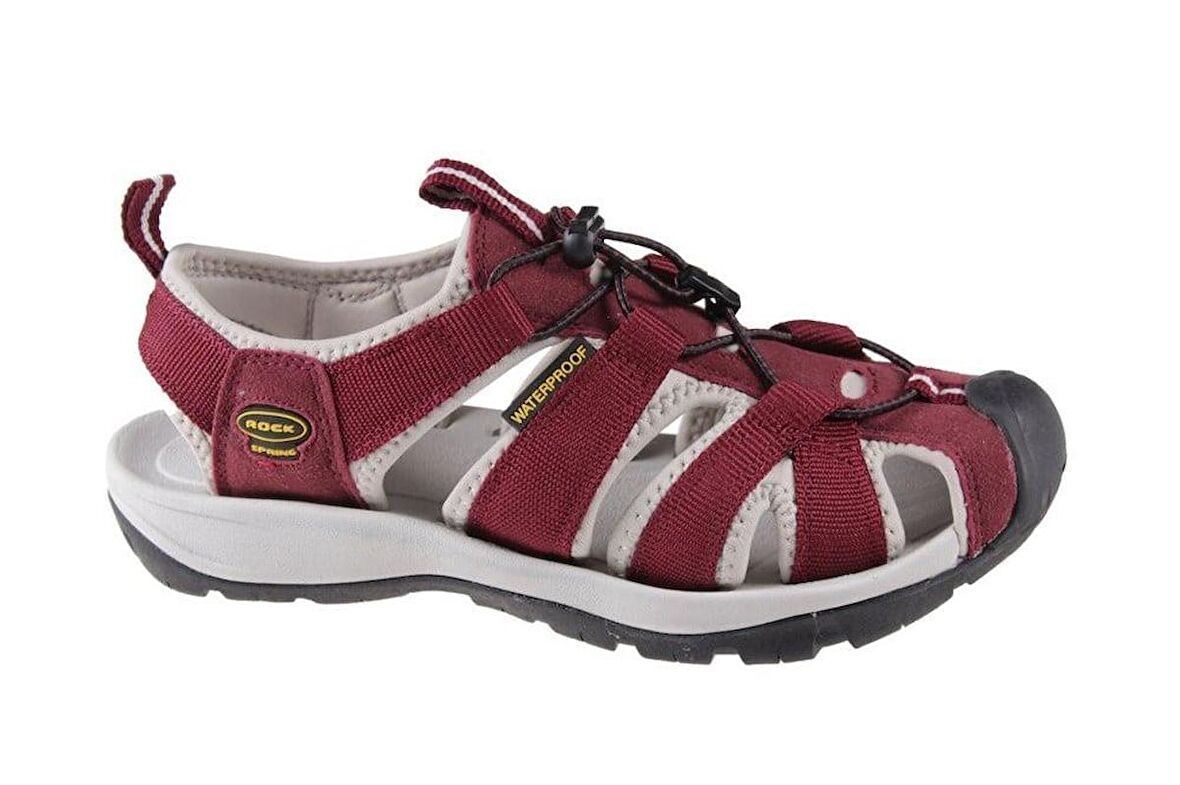 ROCK SPRING CLIFF KADIN SANDALET BORDO