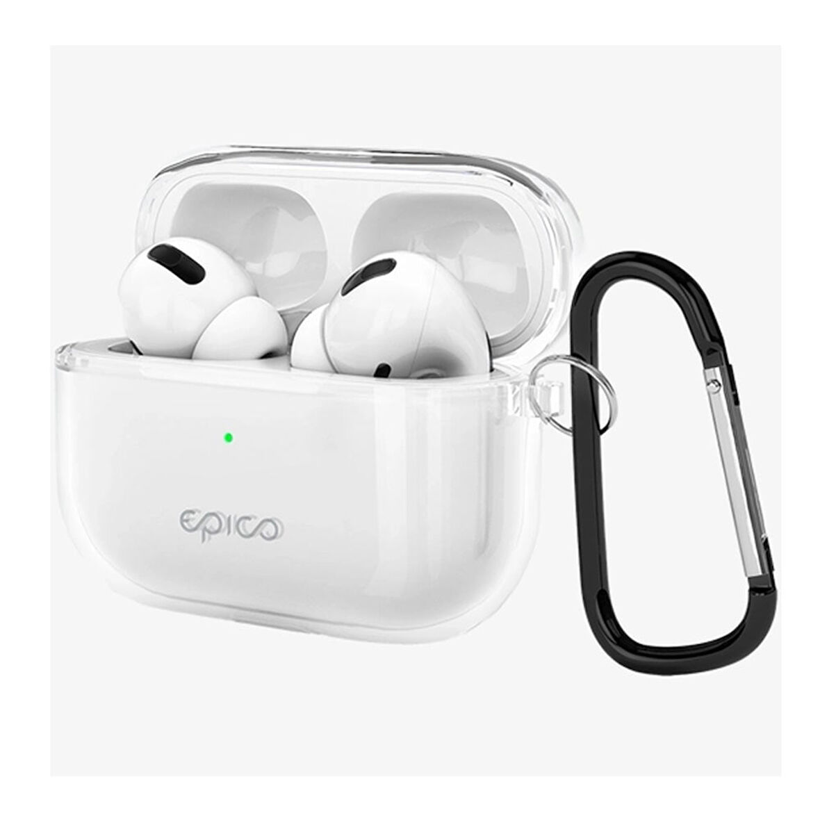 Epico Şeffaf Kılıf AirPods 3. Nesil - Beyaz Şeffaf