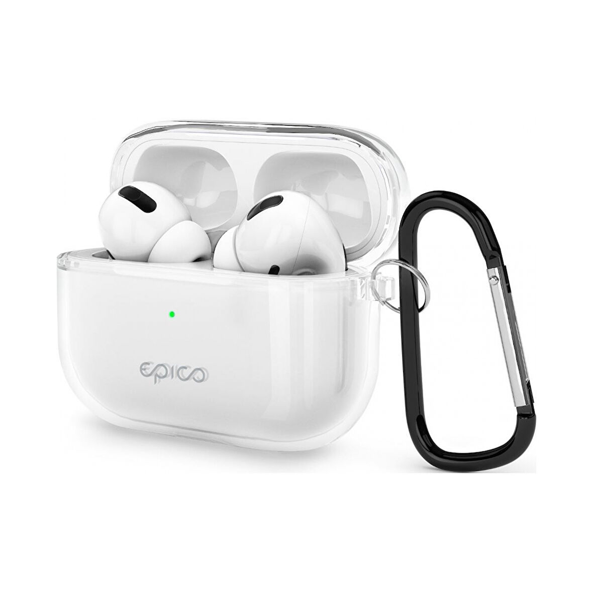 Epico Şeffaf Kılıf AirPods Pro - Beyaz Şeffaf