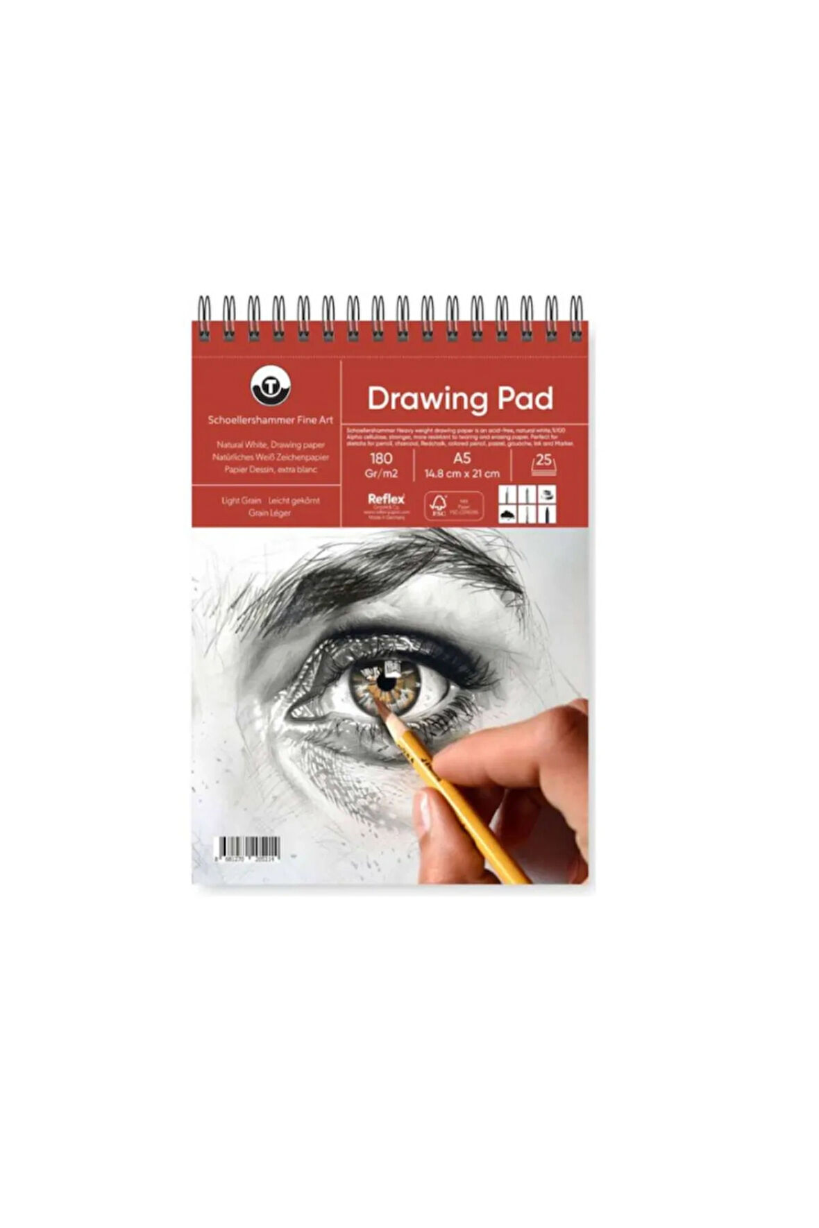 Schoellershammer Heavy Weight Drawing Pad Çizim Defteri 180 gr A5 20 Yaprak