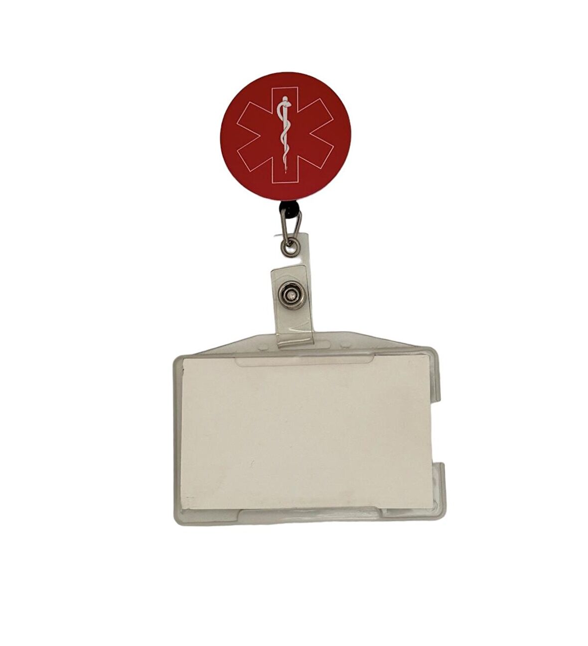 Tıp Sembolü Health Temalı Metal Yoyo Kartlık Yoyo Yaka Kartlığı