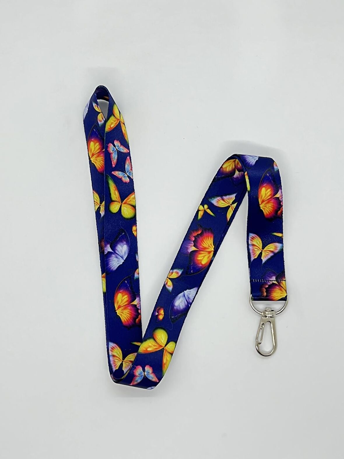 Kelebek Temalı Boyun İpi 