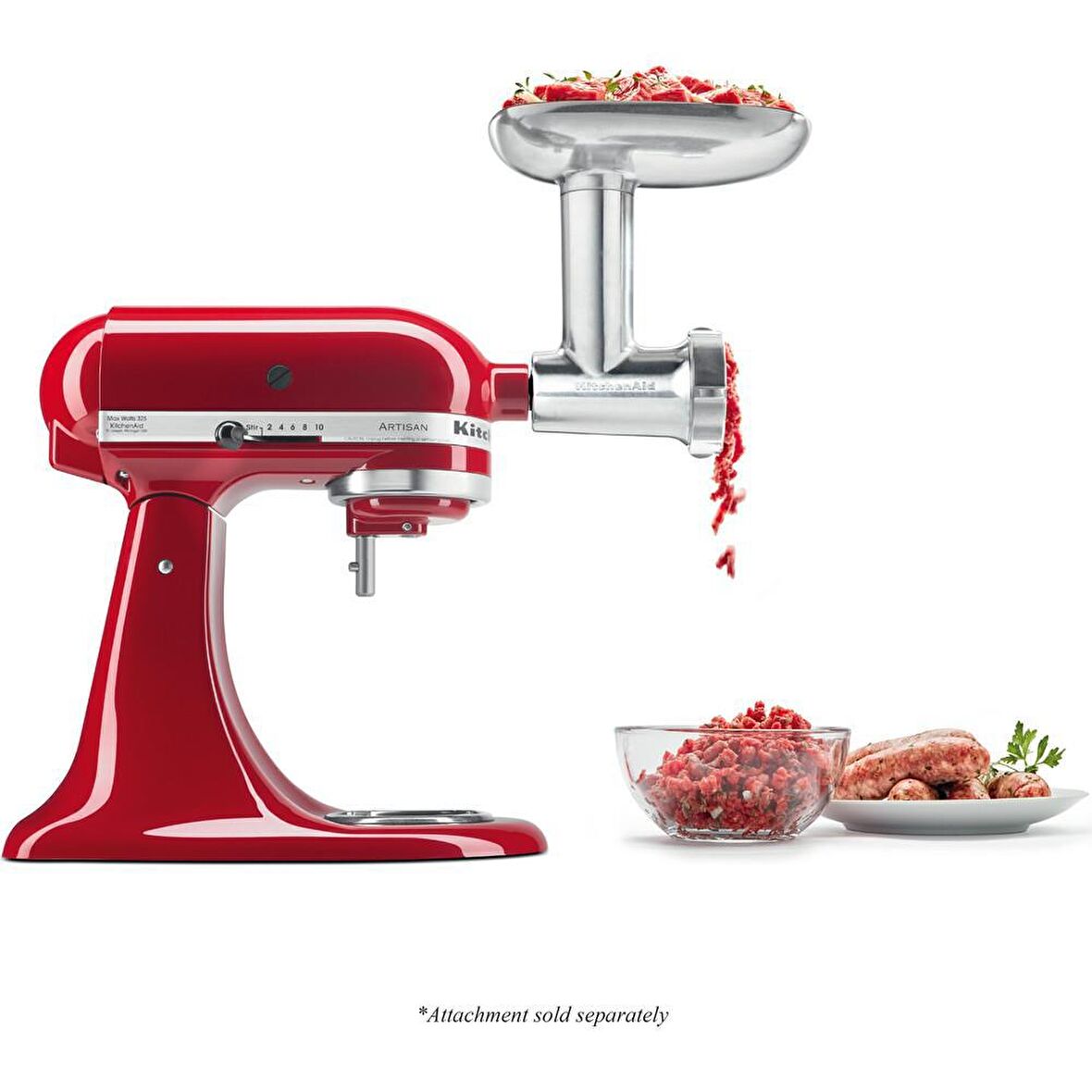 Kitchenaid Metal Gıda Öğütme Aksesuarı (Kıyma Aparatı) - 5KSMMGA