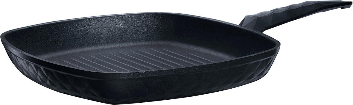Karaca Biodiamond Antibakteriyel Kulp Indüksiyon Tabanlı Grill Tava 28 Cm 2,5 Lt