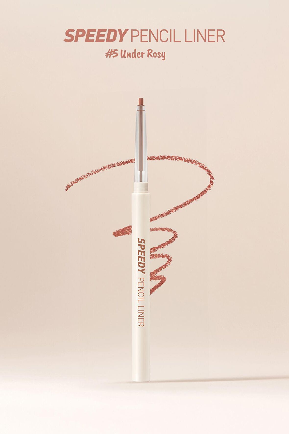 Suya Dayanıklı Kolay Kullanım Sunan Göz Kalemi Peripera Speedy Pencil Liner (5 Under Rosy)