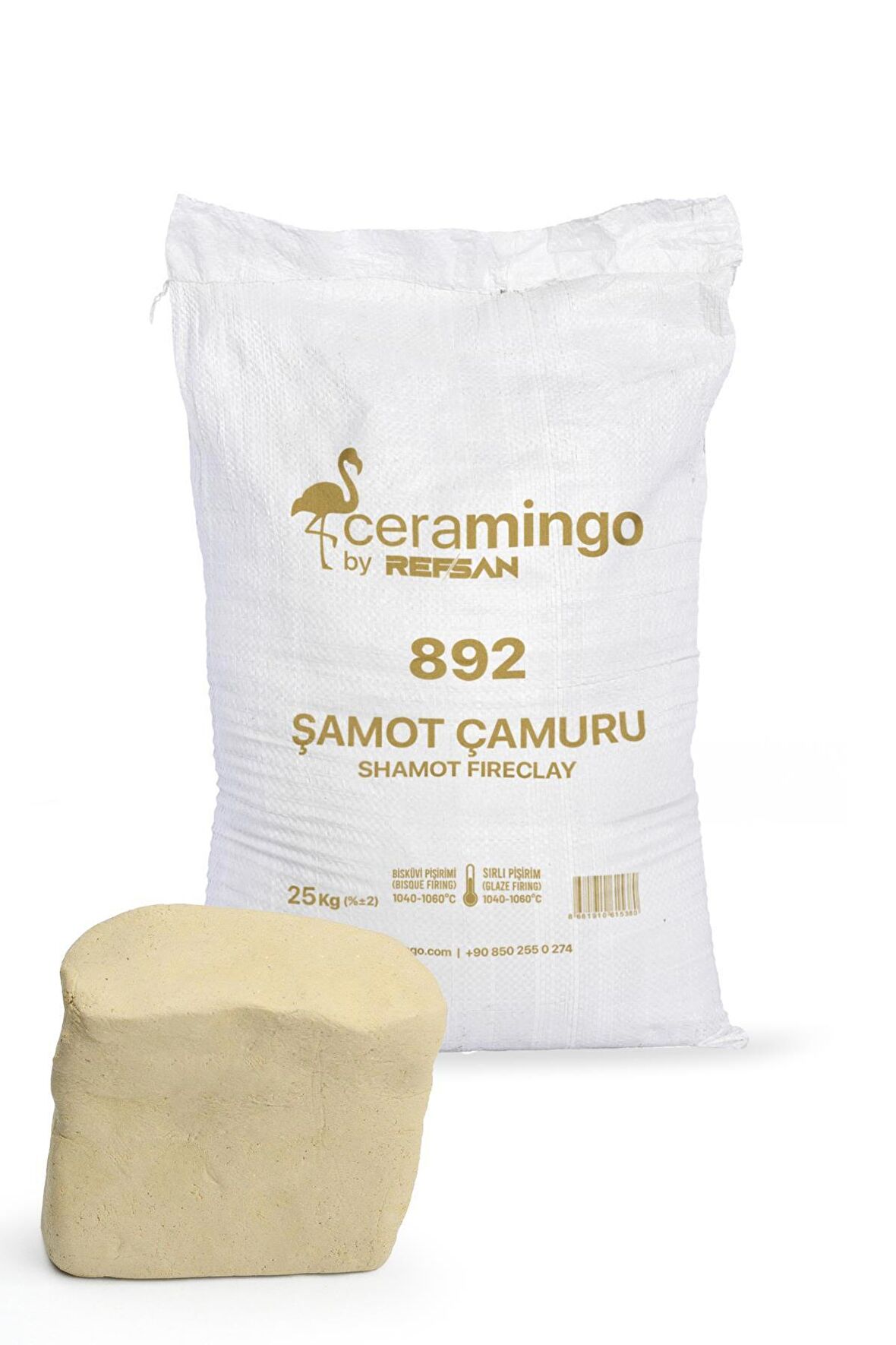 Şamot Çamur 25 kg