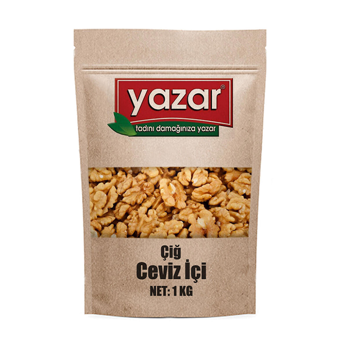 Yazar Kuruyemiş Ceviz İçi (Artvin Cevizi Organik)  1 Kg