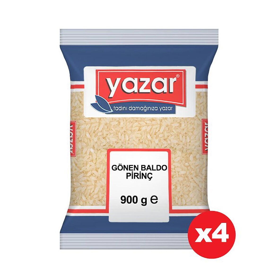 Yazar Gönen Baldo Pirinç 900 Gr. x 4 adet