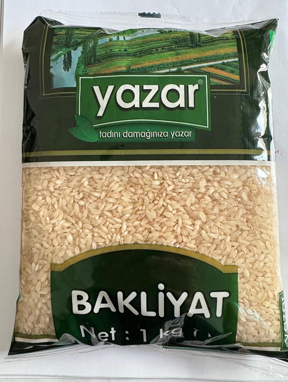 Yazar Kırmızı Çizgili Yerli (Ata Tohumu) Pilavlık Pirinç 1 Kg x 4 Paket