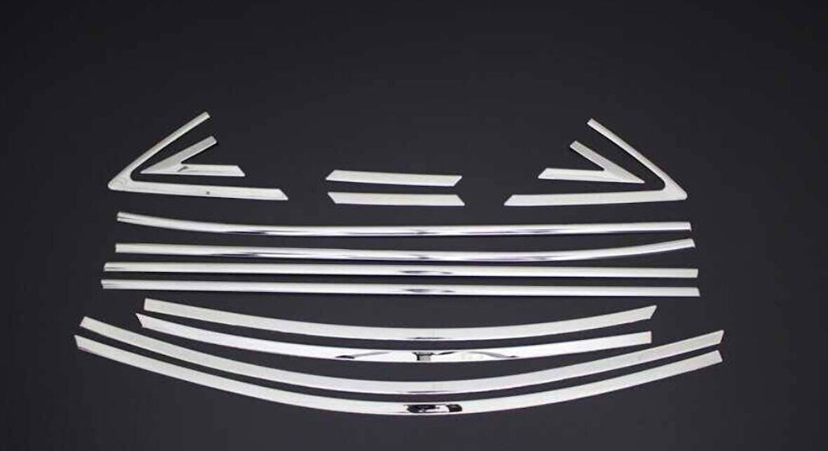 Hyundai Accent Blue Krom Cam Çerçevesi 14 Parça 2011-2017