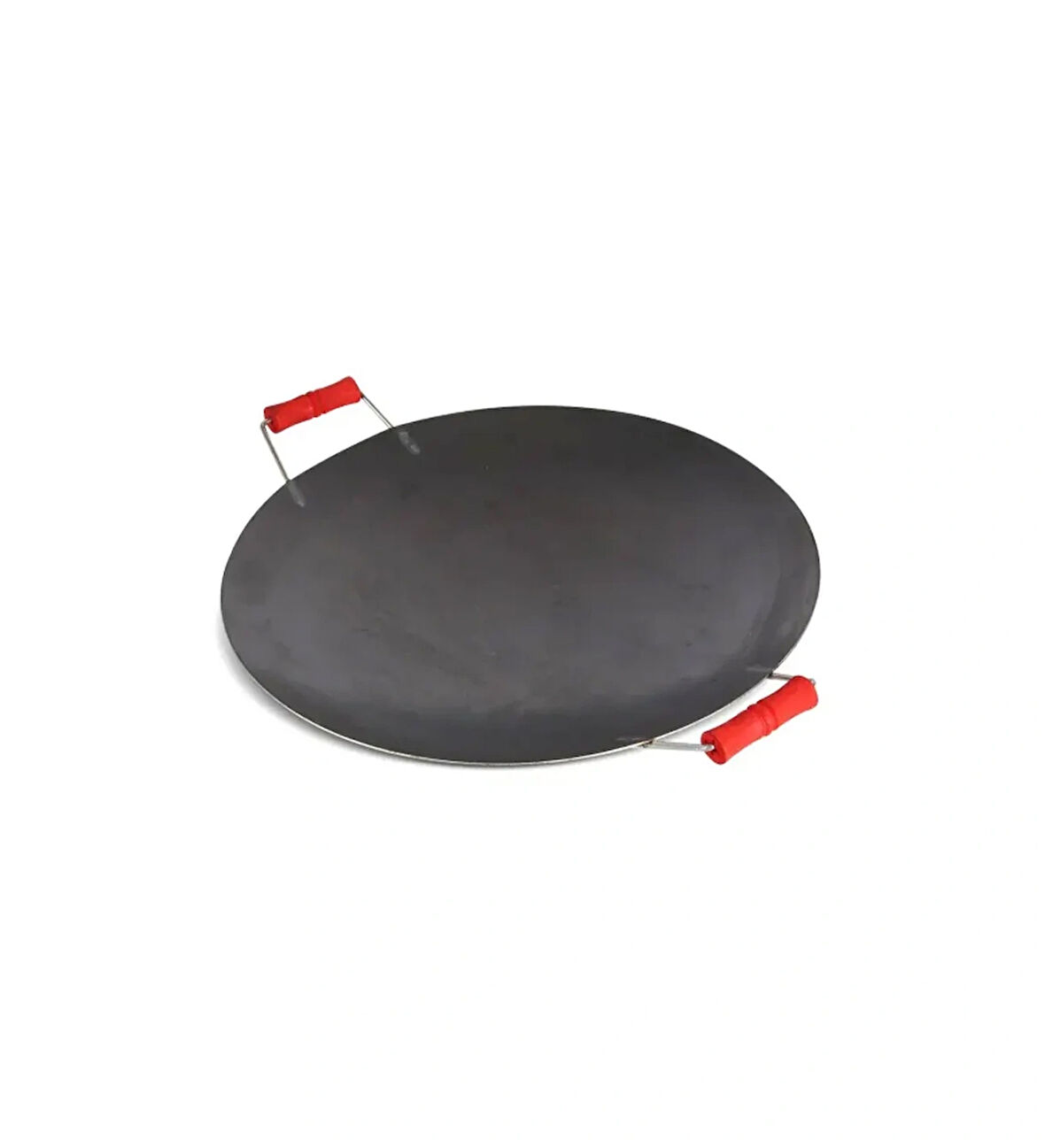 Tahta Saplı Kavurma Sac Tava (40cm)