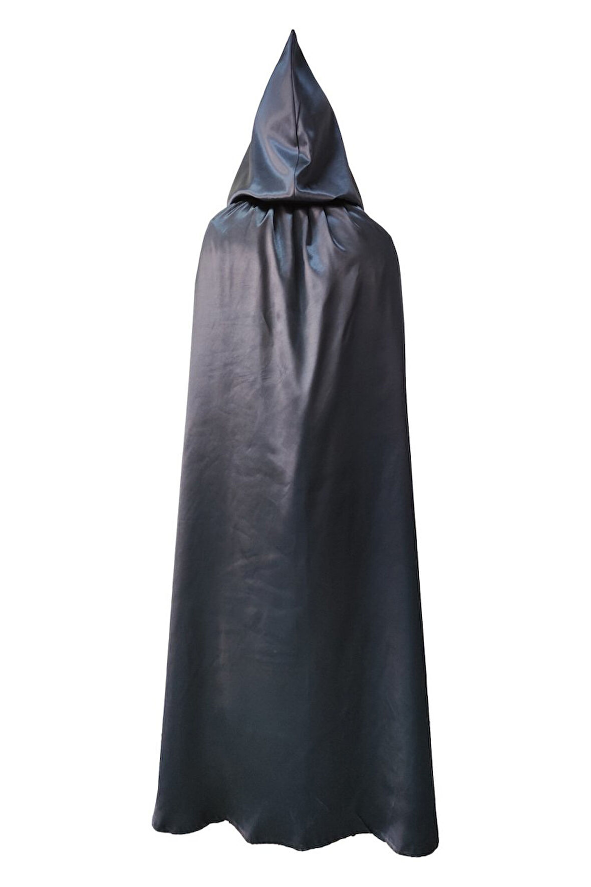 Lacivert Renkli Kapüşonlu Pelerin