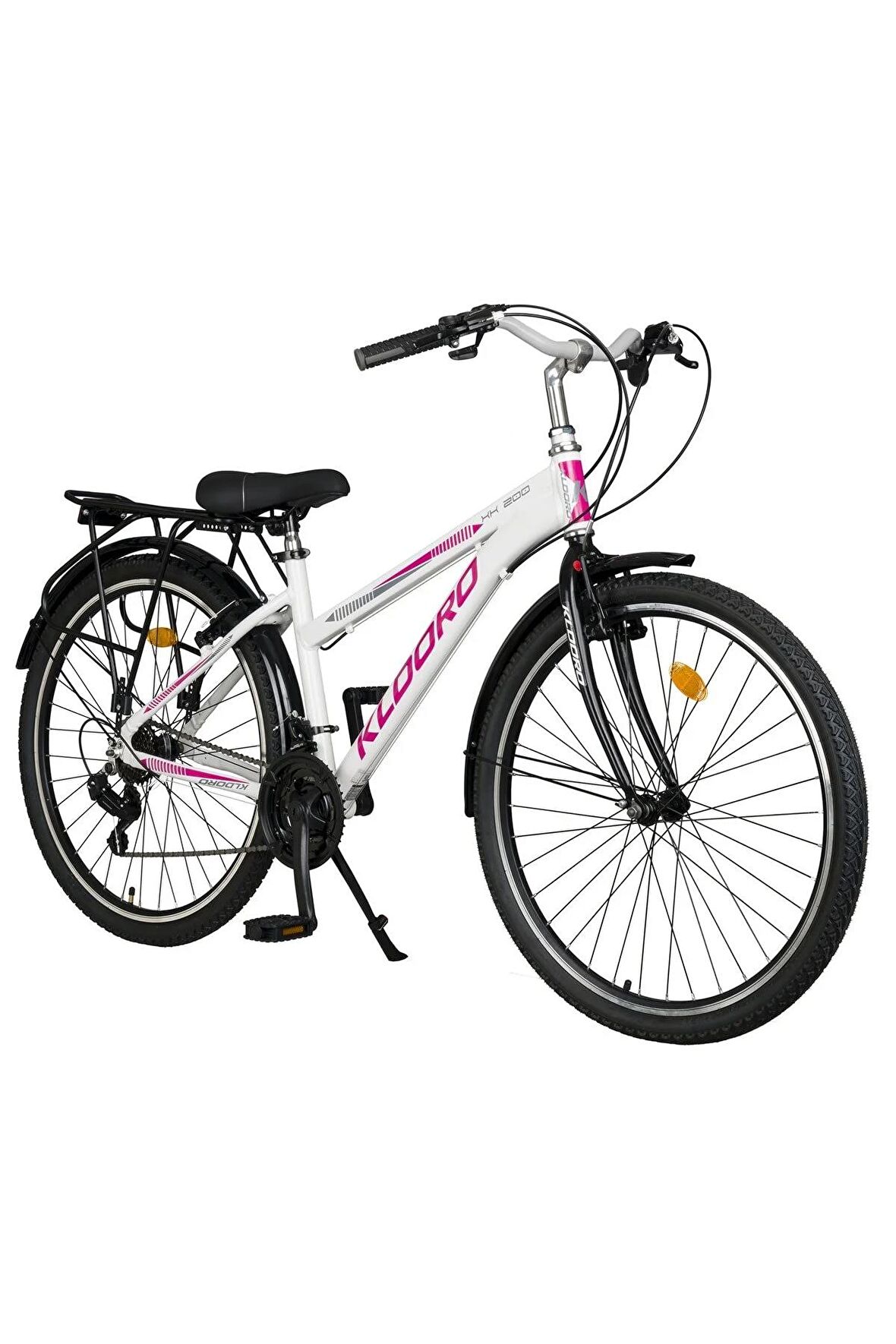 Xk200 21 Vites Çamurluklu Bagajlı Bisiklet Rahat Kullanışlı Şehir Bisikleti