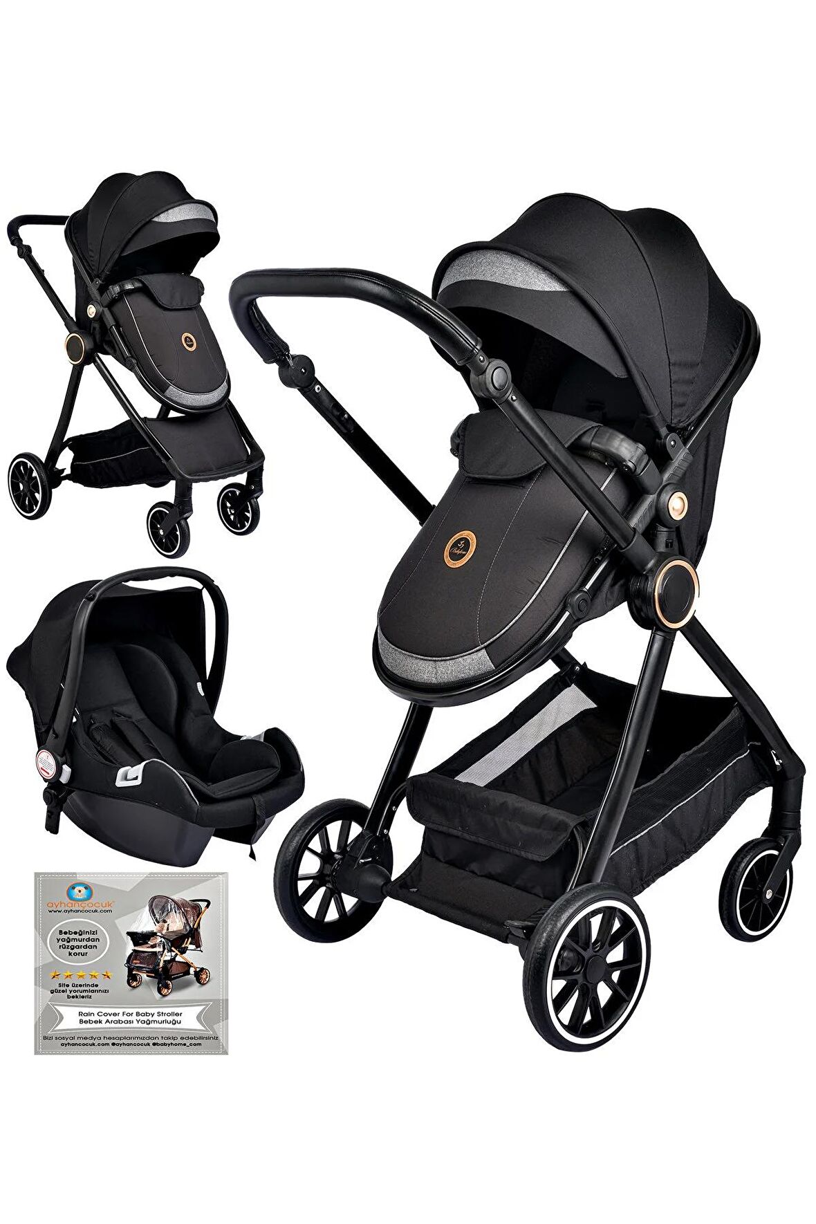 Baby Home 990 Neo 6 in 1 Travel Sistem Bebek Arabası