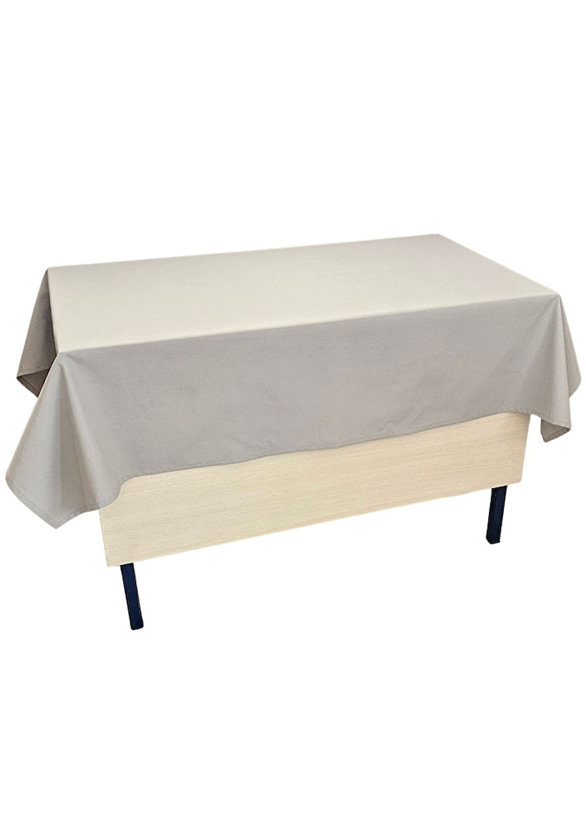 Öğretmen Masa Örtüsü Gri Renkli (Pamuklu)