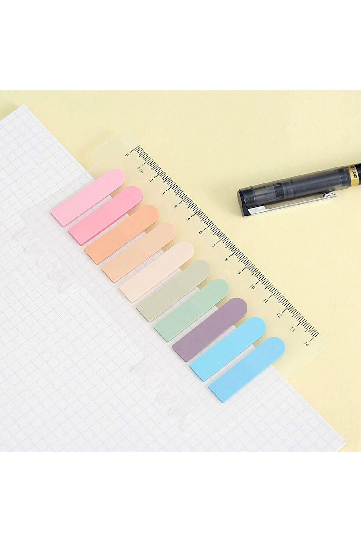 Post-it Kitap Ayracı Pembe Tonları Yuvarlak 10 Renk 200 Adet