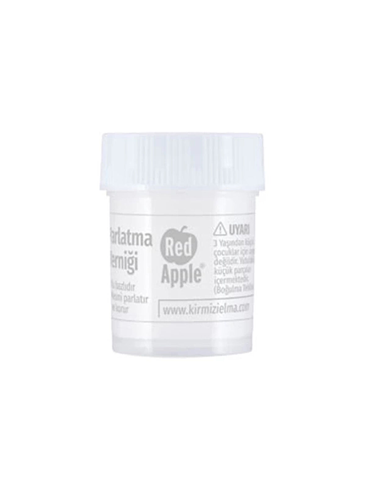 Red Apple Parlatma Verniği 25 ml Su Bazlı Vernik Seramik Hamuru İçin Vernik Boya Koruma Verniği Parlak Vernik