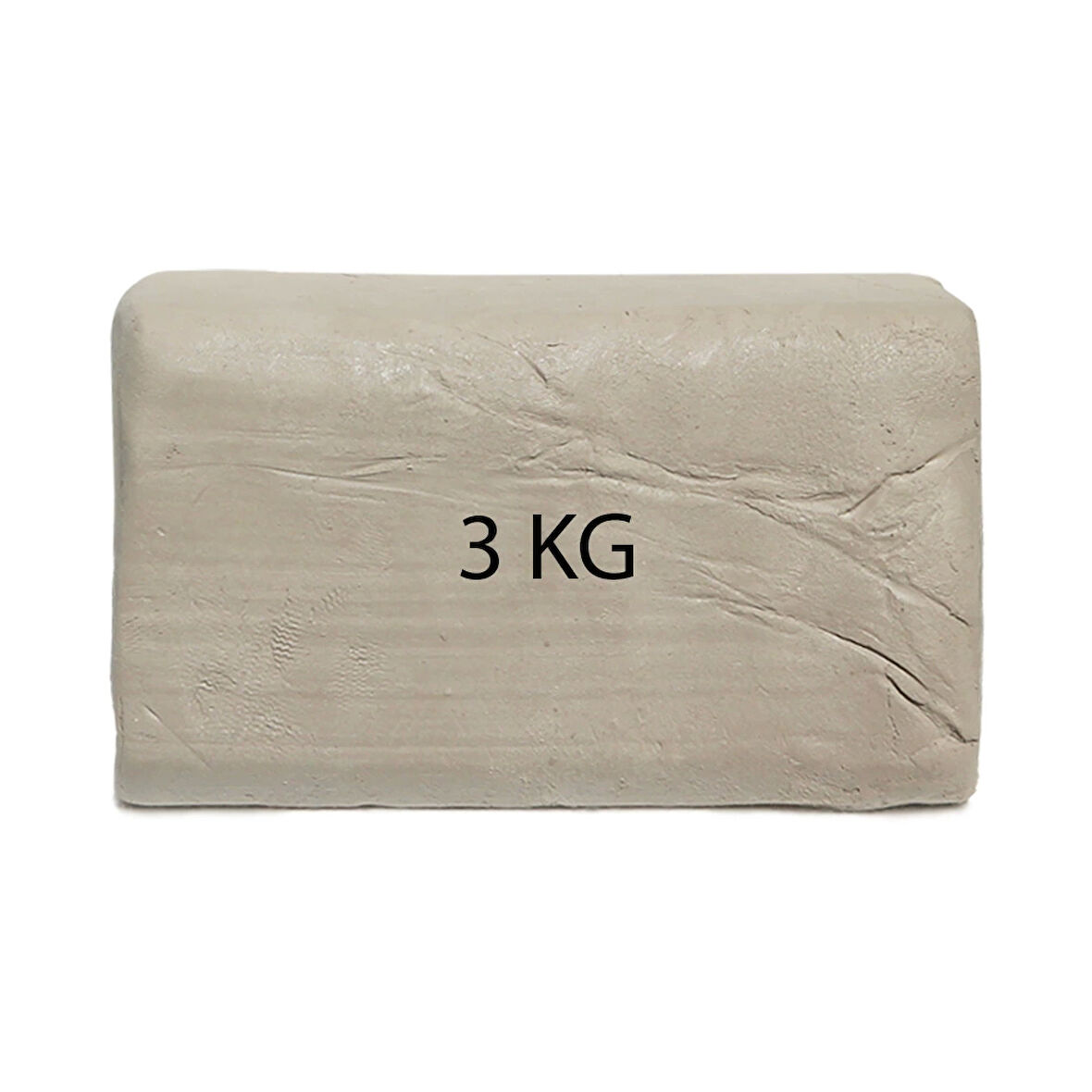 Beyaz Seramik Hamuru 3 kg Kil Seramik Çamuru