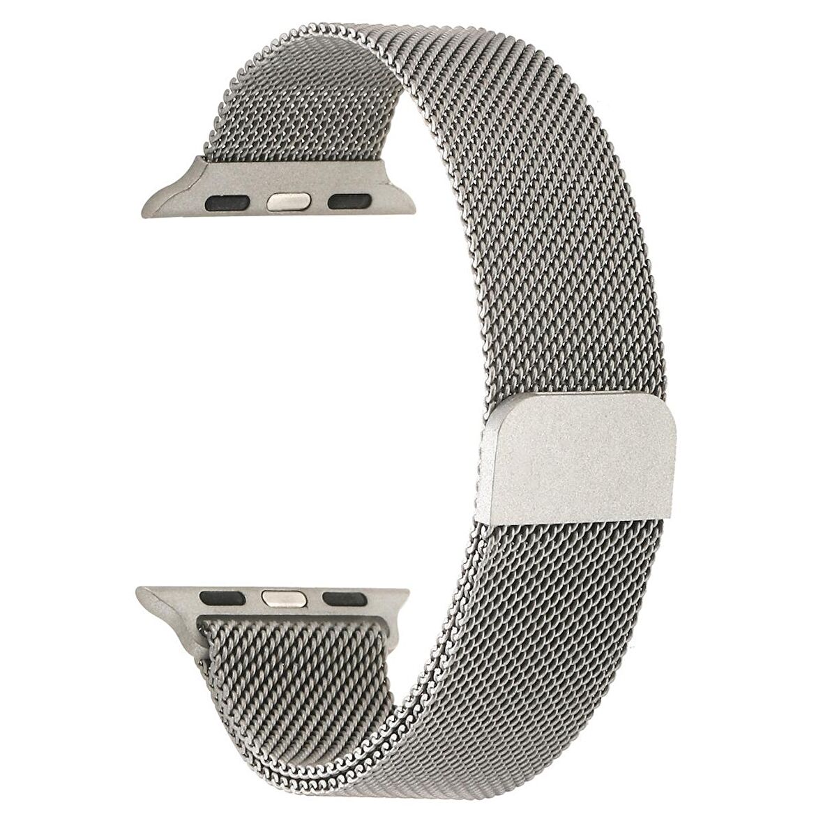 Apple Watch 38mm Uyumlu KRD-01 Metal Kordon (New Gray)