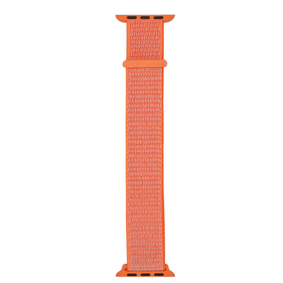 Apple Watch 44mm Uyumlu KRD-03 Hasır Kordon (4-Spicy Orange)